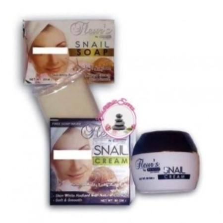 Crème soin visage à la bave d'escargot