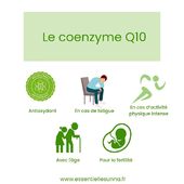 Le coenzyme Q10 est une substance naturellement présente dans le corps. ⁠
⁠
✅C'est antioxydant: il  protège l'organisme des dommages causés par les radicaux libres (stress oxydatif).⁠
⁠
✅Il va activer  la production d'énergie au niveau  cellulaire. ⁠
⁠
✅Avec l'âge,  sa production dans le corps diminue.⁠
⁠
✅Concernant la fertilité, il a des effets protecteur de l’ovocyte, ce qui est particulièrement intéressant en cas  d’insuffisance ovarienne.⁠
⁠
✅Il se révèle également intéressant dans la fertilité masculine.⁠
⁠
Au niveau de l'alimentation, on le retrouve  surtout présent dans la viande et le poisson ( la viande de bœuf, de poulet, les sardines, le saumon, le thon ou le hareng ...)⁠
⁠
On le retrouve également i dans les cacahuètes, le sésame, les pistaches et dans certaines huiles végétales comme l’huile de colza et de soja.⁠
⁠
⁠
#coenzymeq10 #insuffisanceovarienne #fatigue #age #stressoxydatif #perturbateurendocrinien  #bienêtre ⁠
#santenaturelle #naturopathie #naturopathiecoaching #alimentation #alimentationsaine ⁠
 #plantesmedicinales #naturopathe #remedenaturel #nutritherapie #micronutrition #complementalimentaire⁠ ⁠
#conseilsante #santedelefemme #medecinedouce⁠
 ⁠ #solutionnaturelle⁠